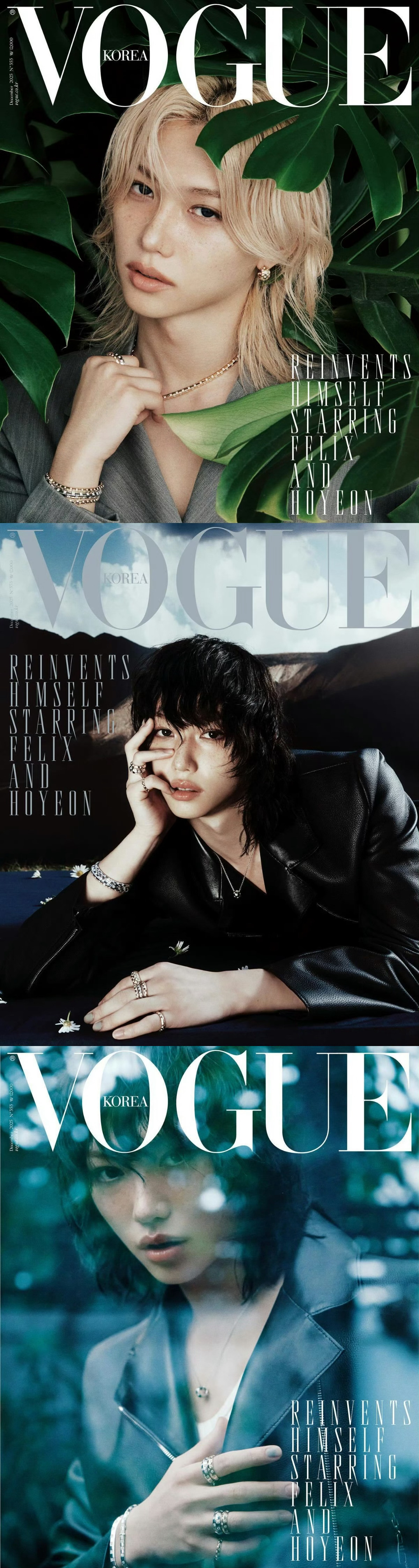 李龙馥Felix  x  主流大刊封面🌟首位登上韩版VOGUE的五代男面孔🌟