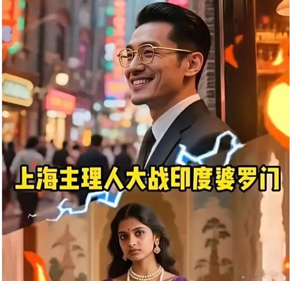 网传，一对印度男女在上海一家餐厅吃饭，服务员上菜时，印度男对服务员的服务质量表示