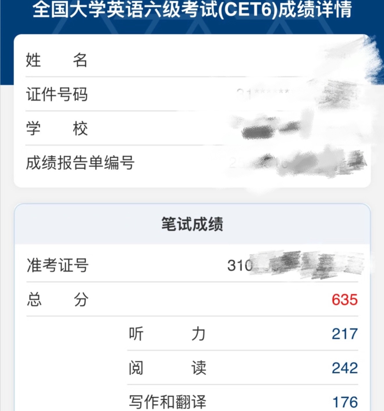 六级 六级结束了，六级答案也有了，有没有想来沾沾喜气的！祝大家都高分通过！ 