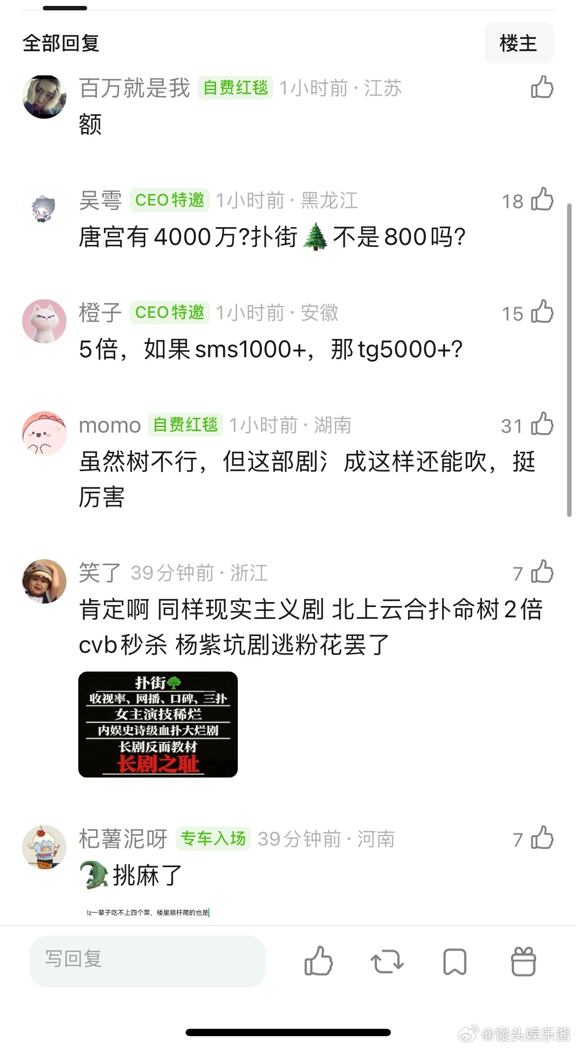 白鹿的唐宫集均是紫紫生命树的5️⃣倍，白鹿是不是新晋第一扛剧🌸？ 