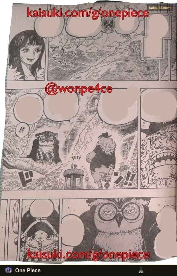 海贼王1191话乔巴听了猫头鹰说话后很吃惊。海贼王航海王