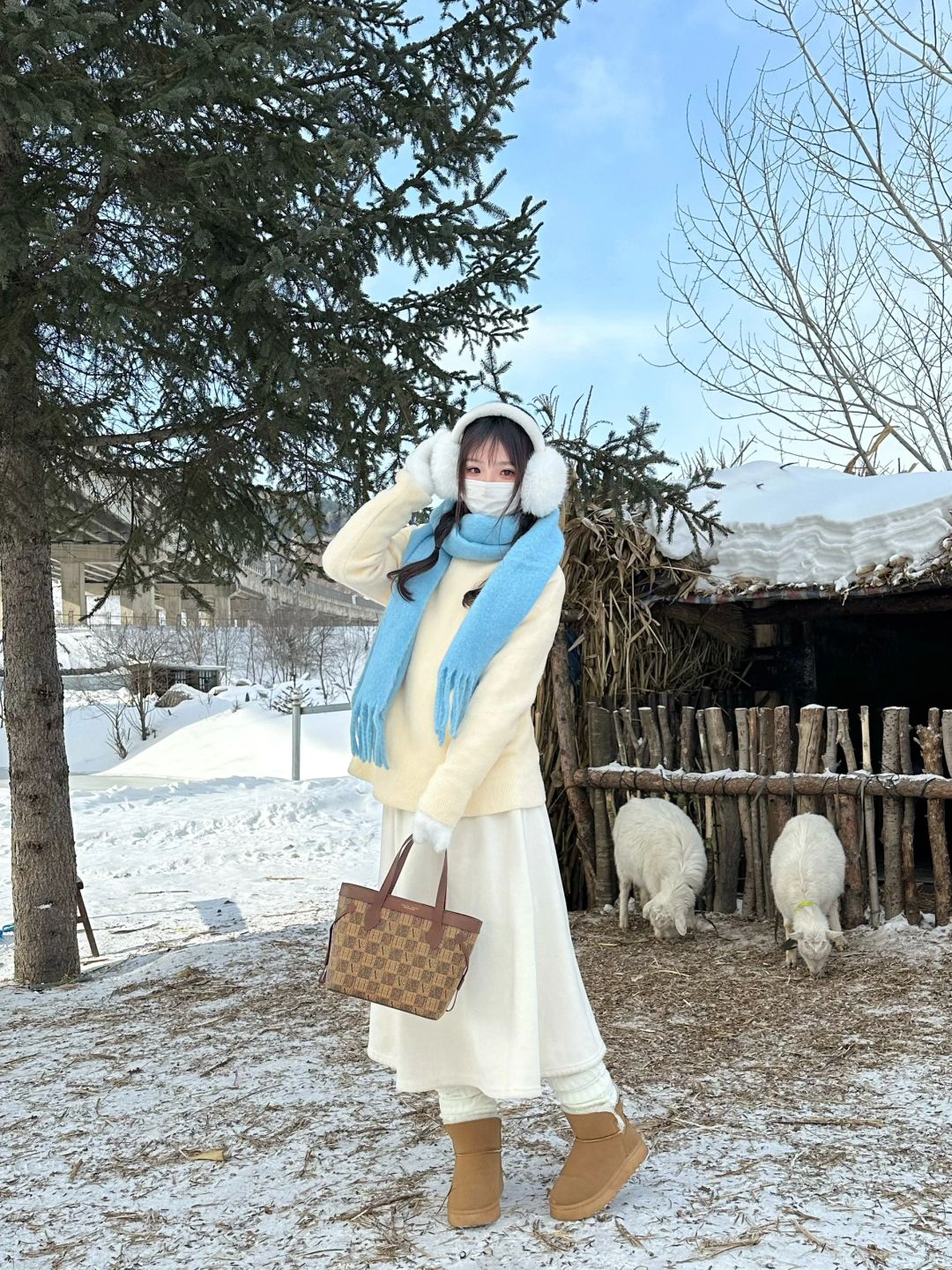 横道河子ootd｜有雪的地方真的好浪漫呀💕