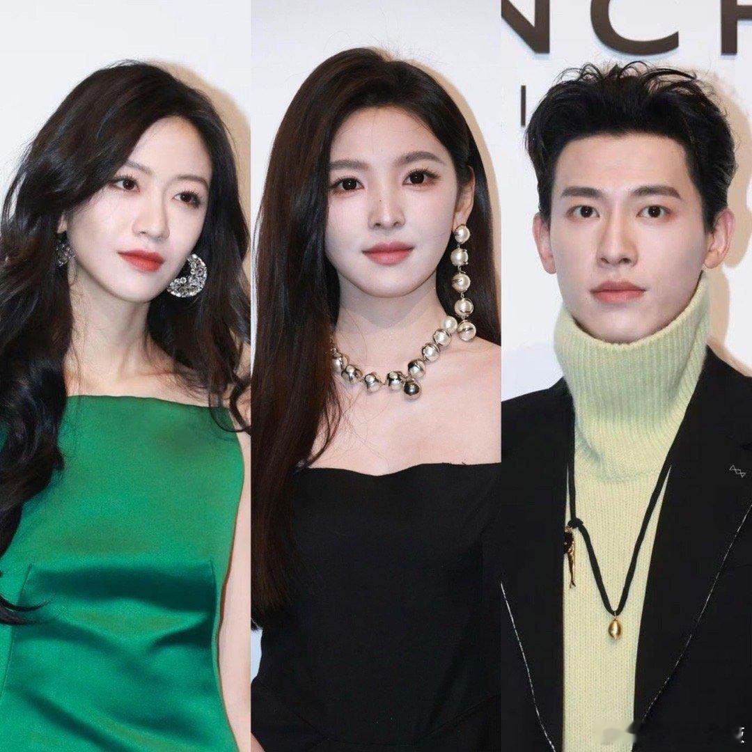 上海纪梵希活动怼脸生图章若楠 辛云来 向涵之 