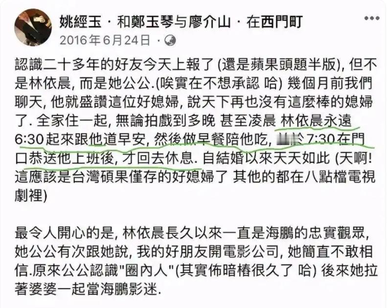 林依晨是不是签了什么内地经纪公司的合作，突然开始推什么“程又青人设”。对她的印象