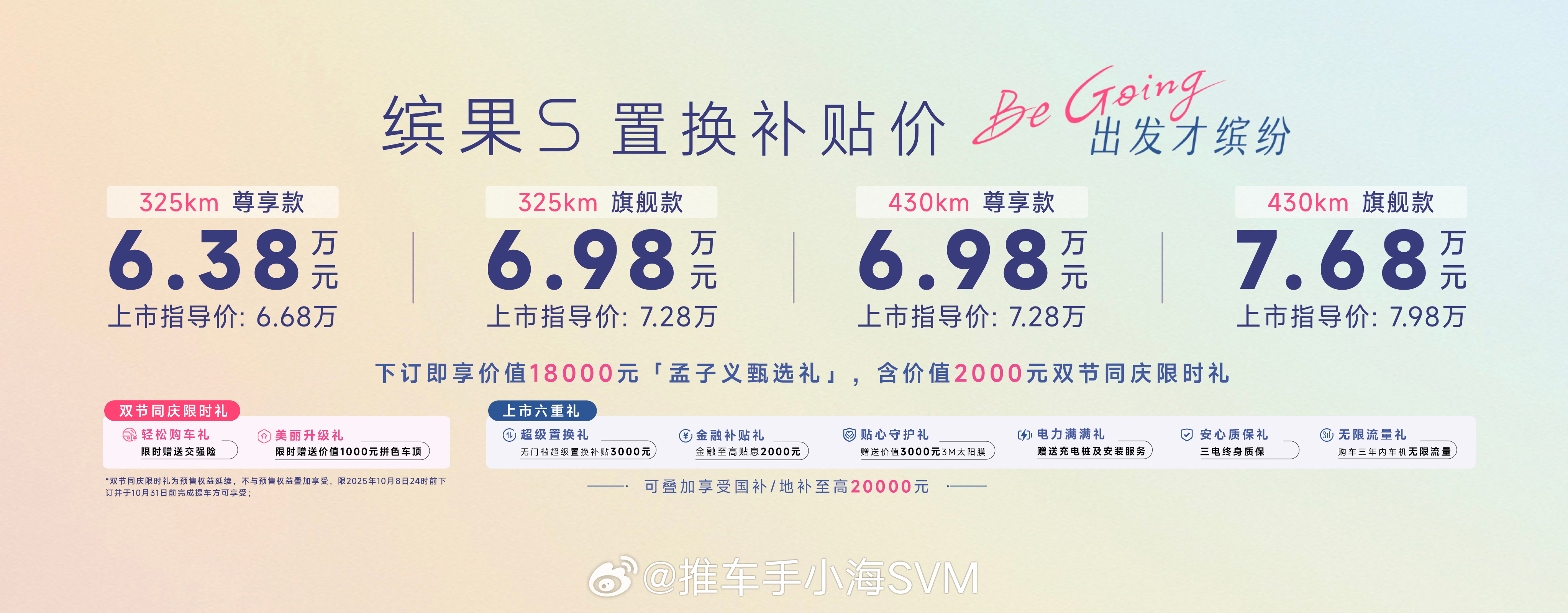 63800元拿下孟子义同款缤果S A0级纯电车一直是代步车的主战场但过去用户常常
