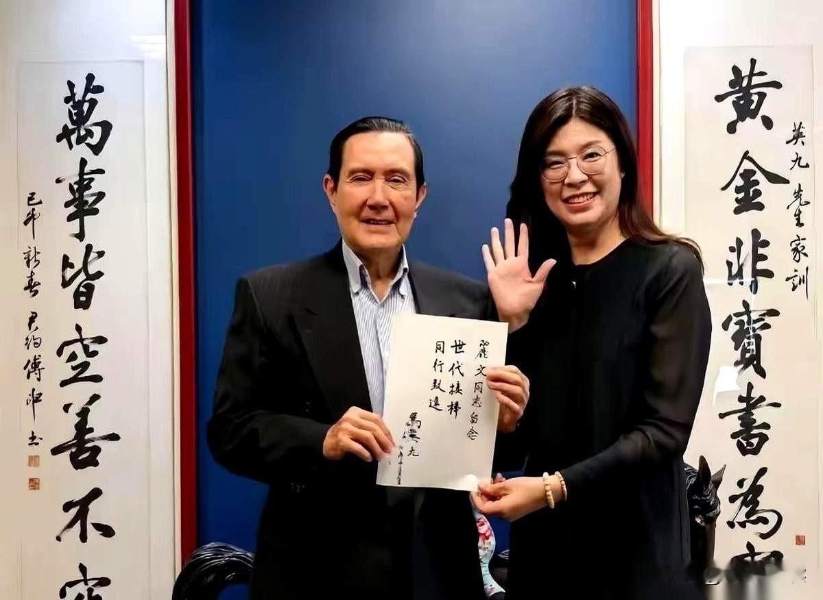 现在的郑丽文，手里握着两把钥匙：
一把能打开“不统不独”的旧牢笼，
另一把能开启