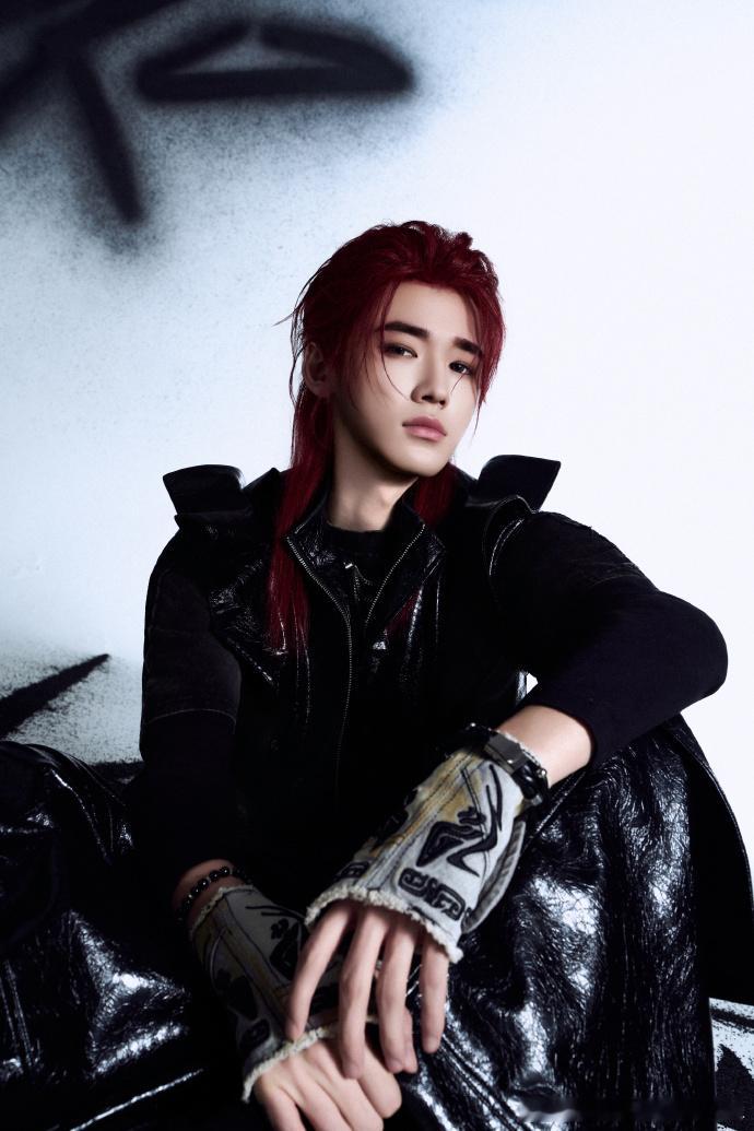 宋亚轩刺概念大片、宋亚轩红发小辫暗黑风红发小辫的宋亚轩太绝了，刺概念大片里的暗黑