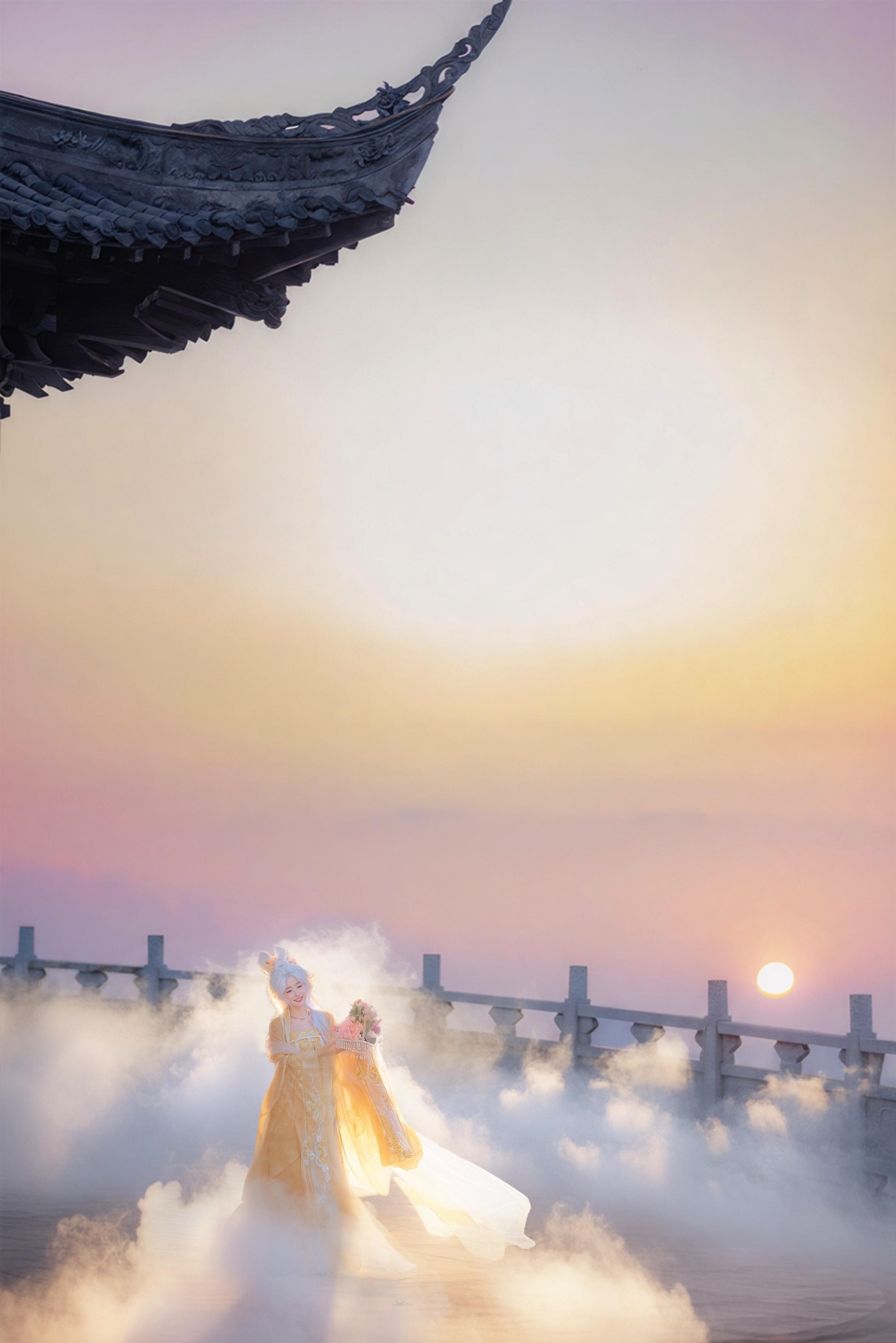 去仙宫献蟠桃的小兔叽呀～