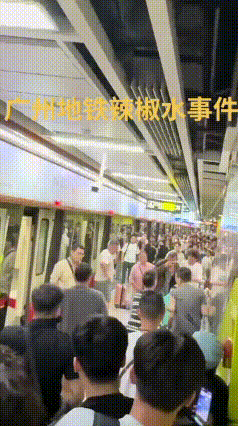 广州地铁3号线突发惊魂一幕！男子车厢乱喷辣椒水，整节乘客集体中招
 近日，广州地