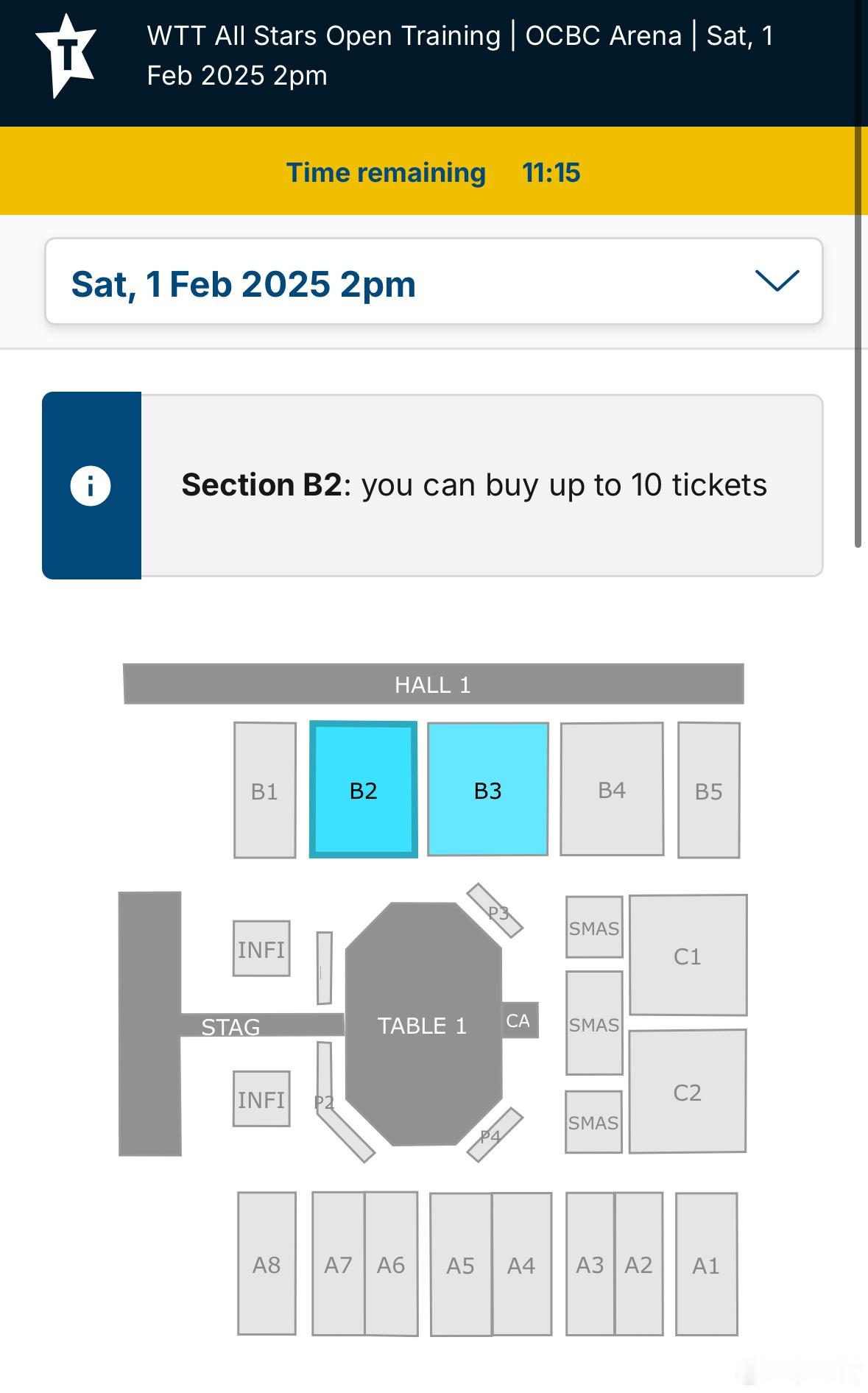 WTT明天（下午2点）依然安排了球员公开训练，地点在OCBC Arena。研究了