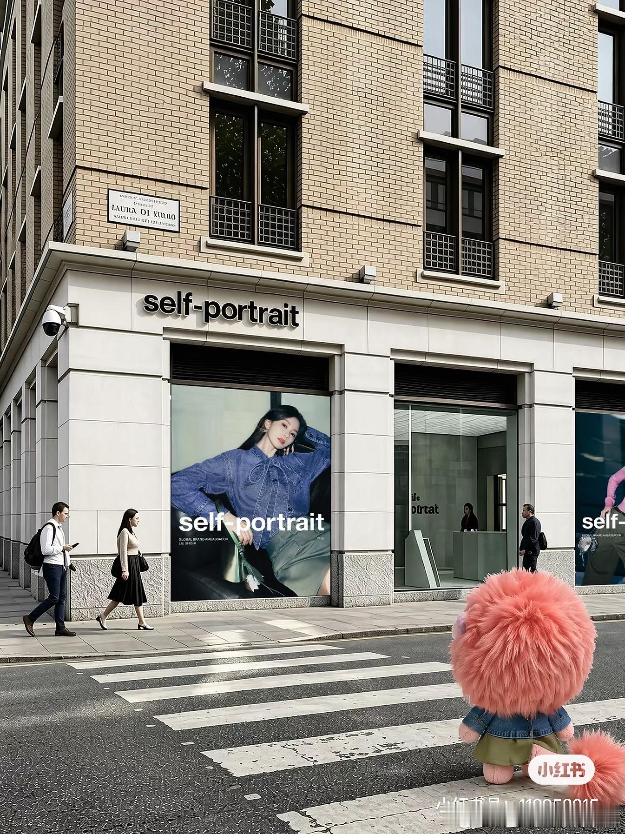 这是不是伦敦那个店啊self -portrait全球品牌代言人刘诗诗 