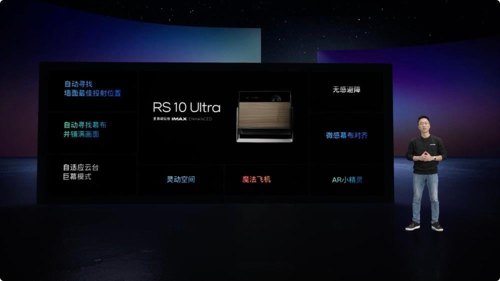 极米科技在2024年1月9日的10周年新品发布会上推出了全球首款通过IMAX E