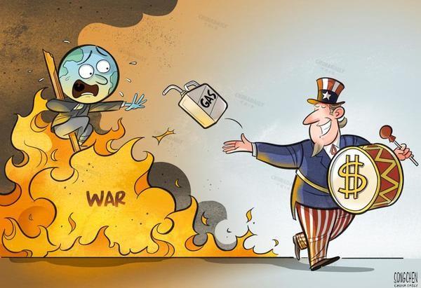 [太阳]俄罗斯危险了，美国人真狡猾，先拱火别国打仗，当你二家打得你死我活两败俱伤