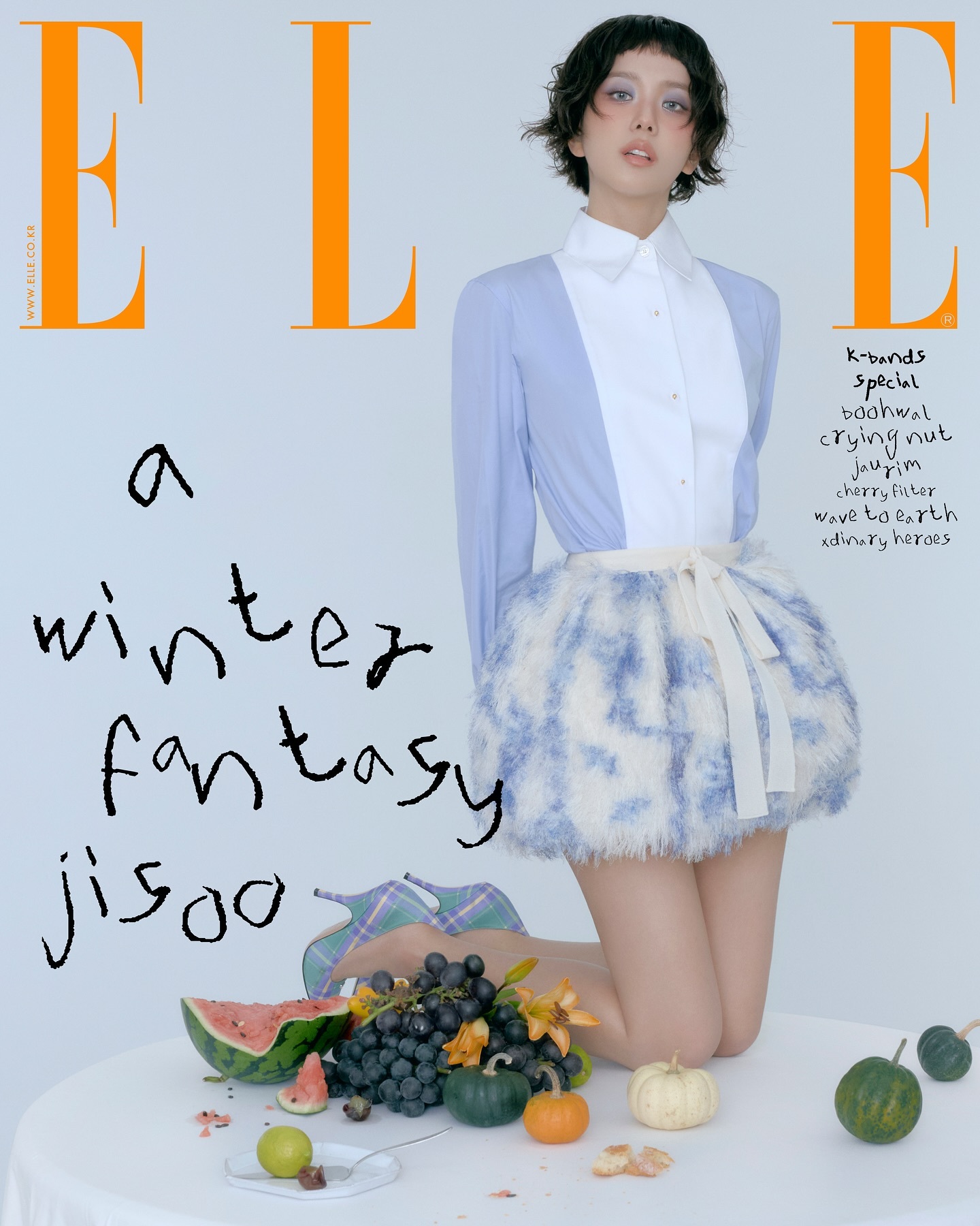 ELLE Korea December 2025 ：金智秀  韩版ELLE十二月