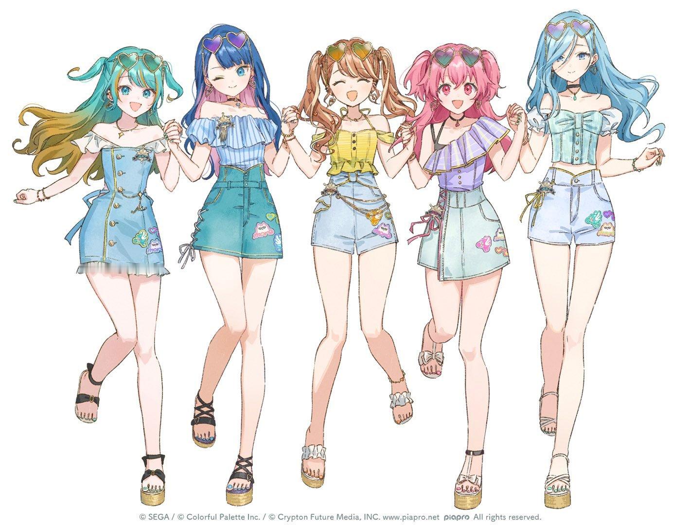 世界计划多彩舞台🍀 pjsk Gimme more! 曲绘 🎨 サコ初音未来