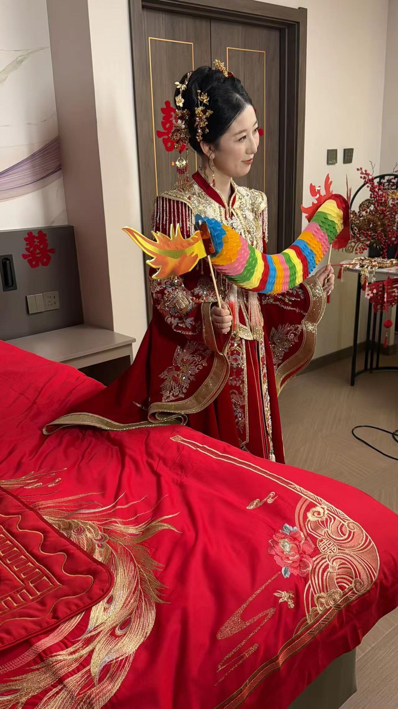 我的外甥女子出嫁。