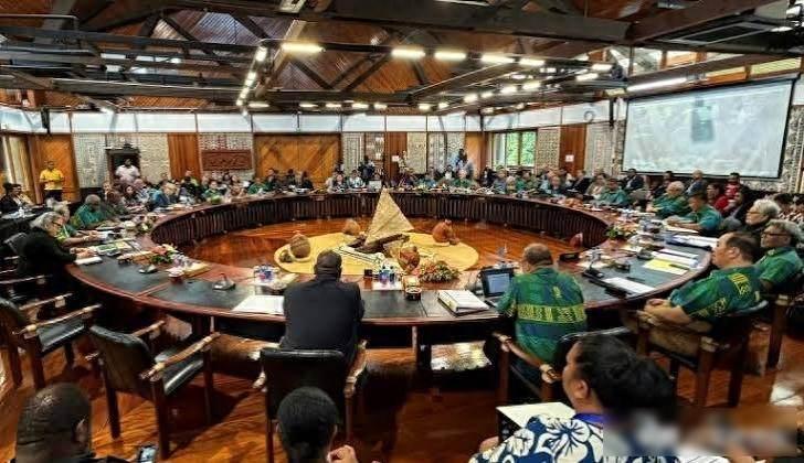 澳新碰壁，小岛国说不，太平洋底的导弹阴影
8月7日斐济的会议，新西兰外长彼得斯没