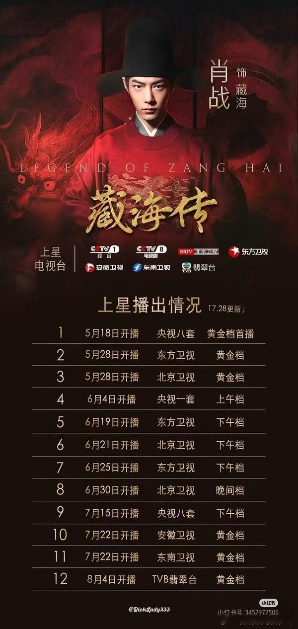 藏海传~两个月上星12次👍 ​​​