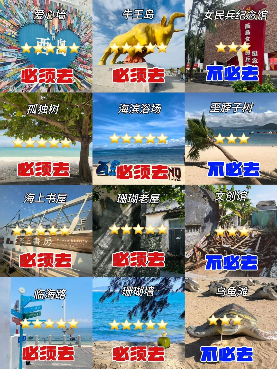 4-5月来西岛到底该去哪，一篇超全概括！