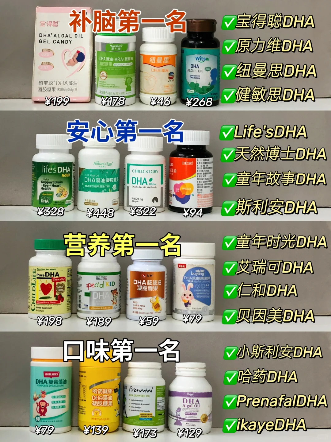 婴儿DHA3大智商税重灾区！看你中几个