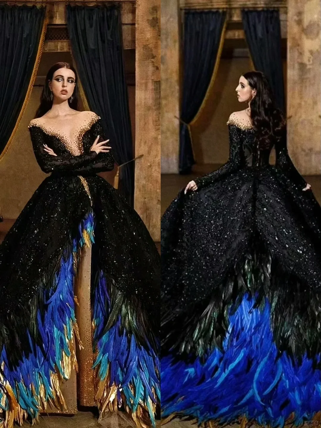 梦幻礼服“羽毛”｜Malyarova Olga 2022