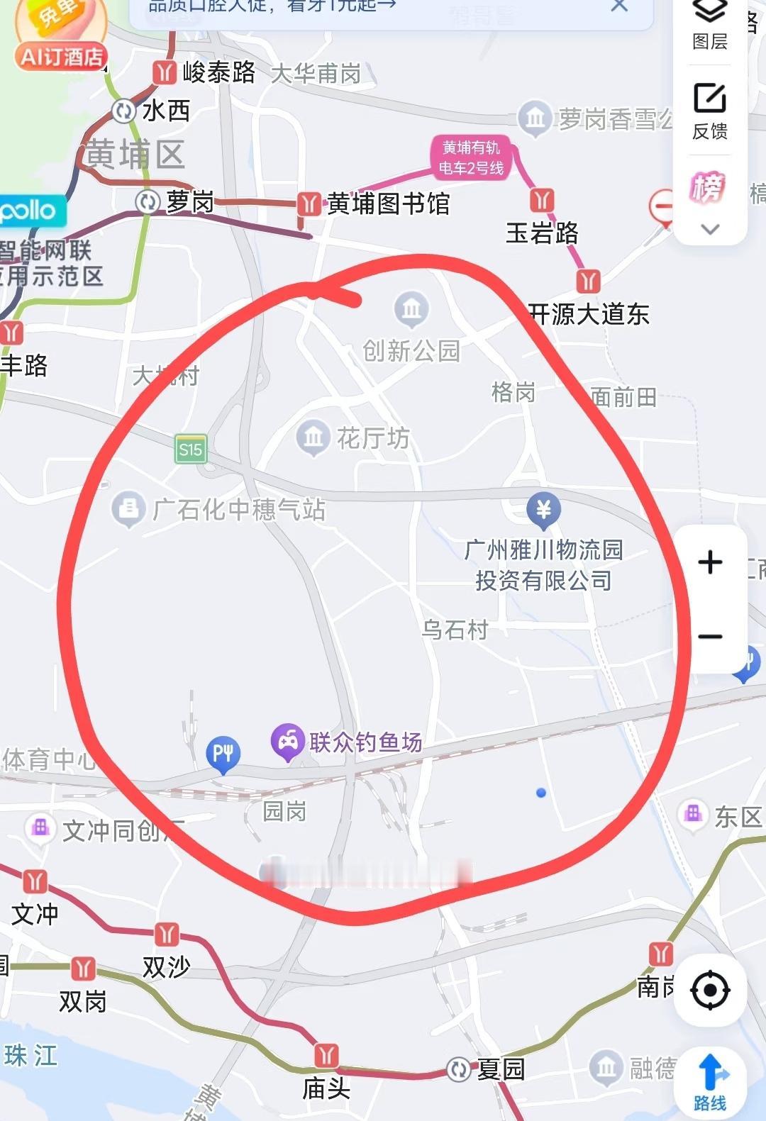 广州地铁四期规划最终还是抛弃了黄埔
听说四期规划黄埔只有一个站，这片空白区域盼地