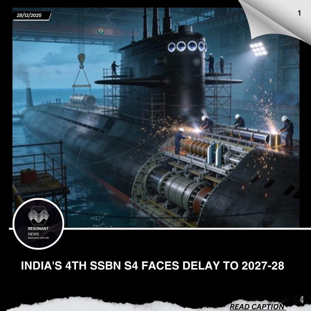 根据2025年12月底的最新军事动态，由于面临技术集成方面的挑战，印度第四艘歼敌