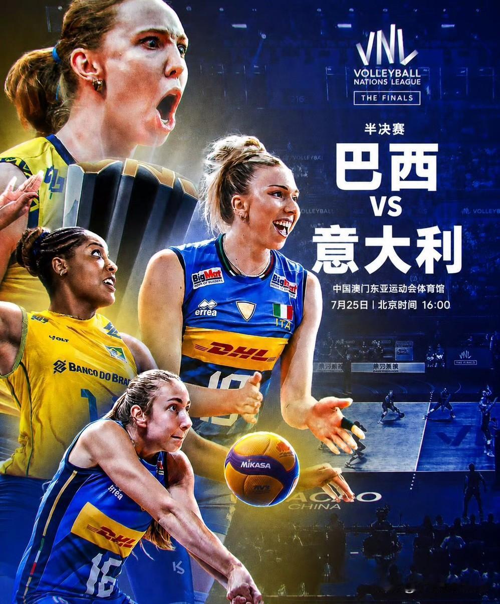 ❤️‍🔥激战即将开始——

16:00 🇧🇷巴西女排 VS 🇮🇹意大利