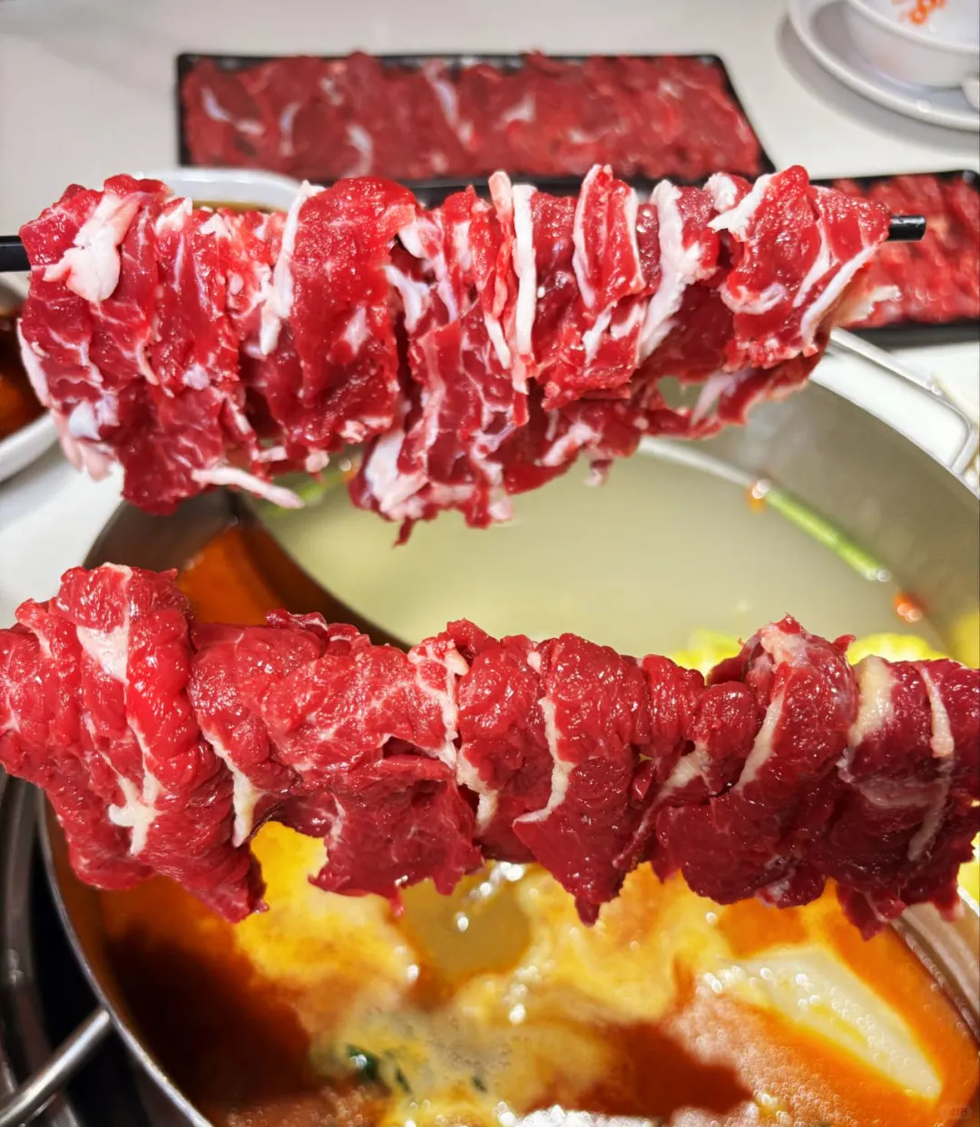 开在万达的八秒捞牛🐮牛肉火锅店 ‼️