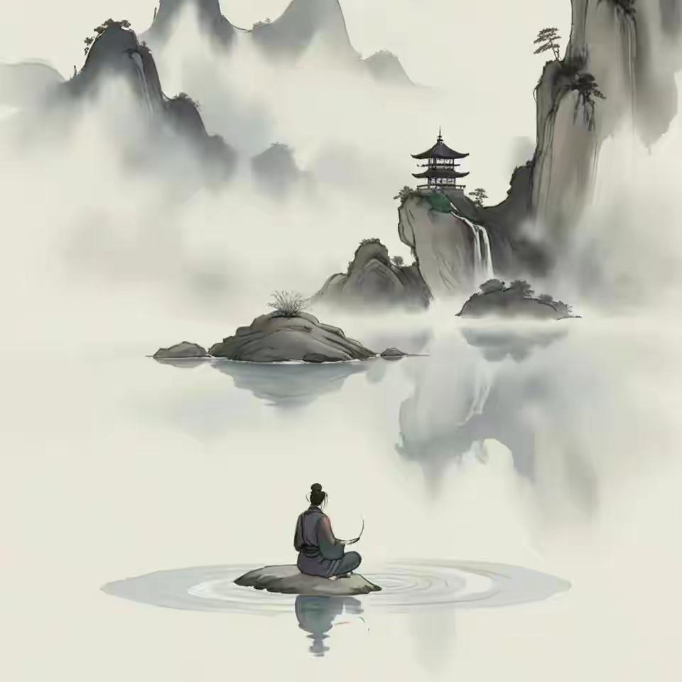 《韵天和》
洪崖天巢闲，凤凰舒倦鸣籁，皇菊沾露香丝卷。
十二清音霜雪冷，月角两柱