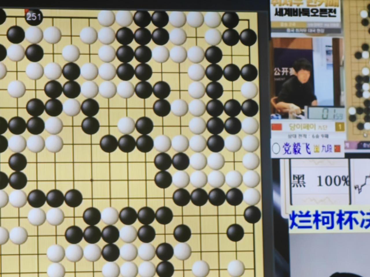 要人命的烂柯杯三番棋第二盘，党毅飞白棋，申真諝黑骑棋，从领先到落后，又从落后到领