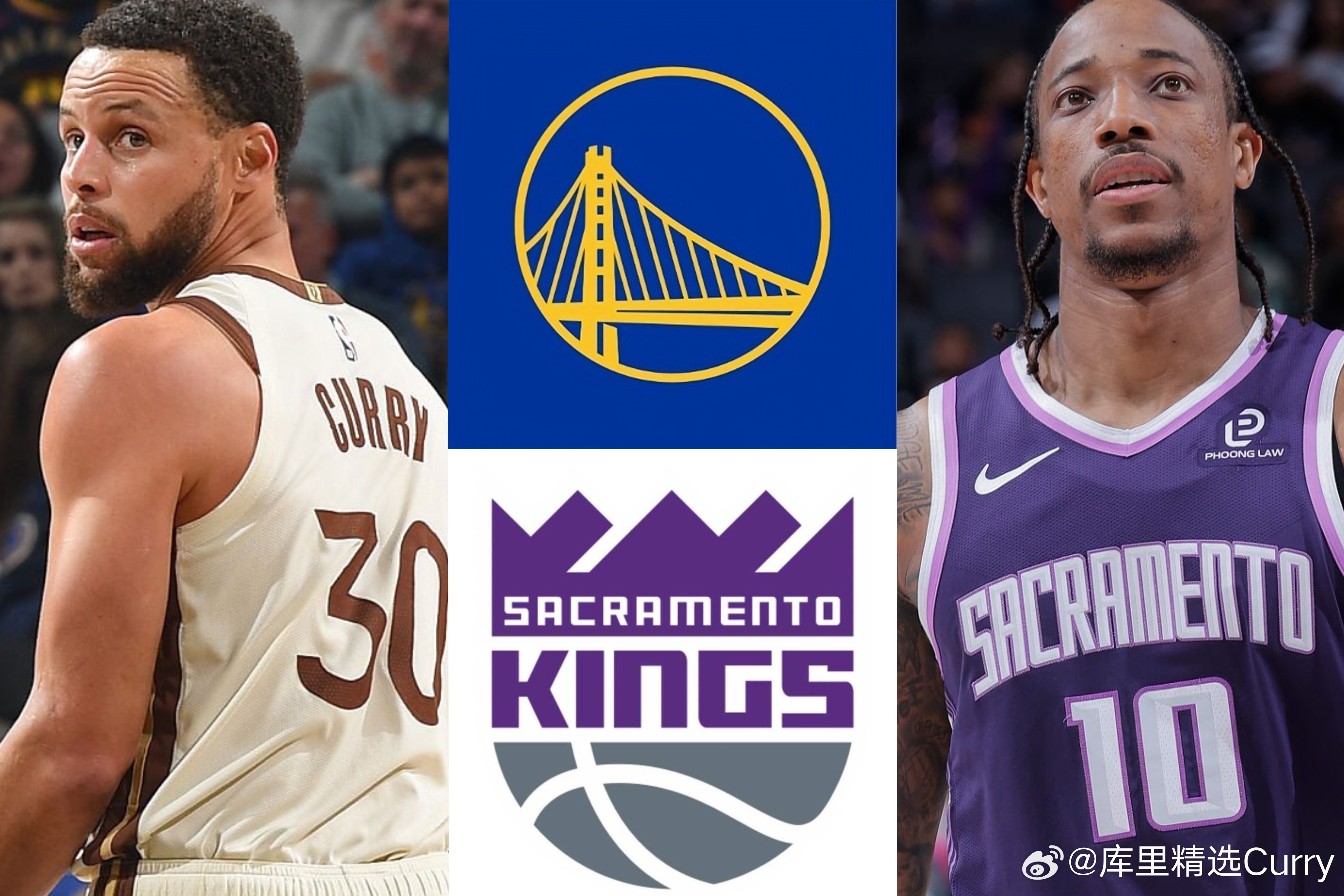 库里复出第二场！赛季倒数第四场！比赛预告：明天上午10:00，勇士主场迎战国王，