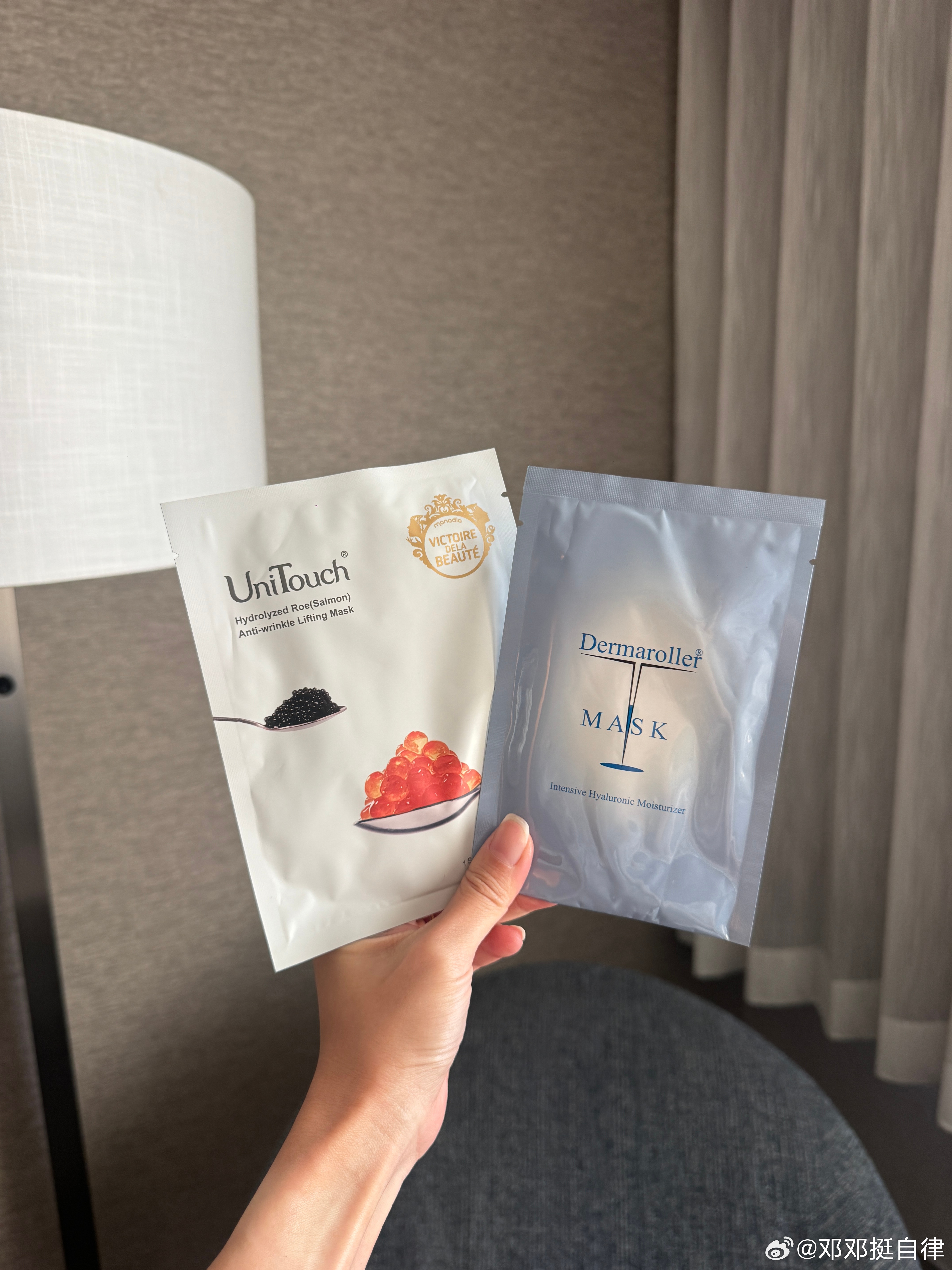 sib贴片面膜有四款其中的这两款我用得最多（几十盒了unitouch鱼子酱一用一