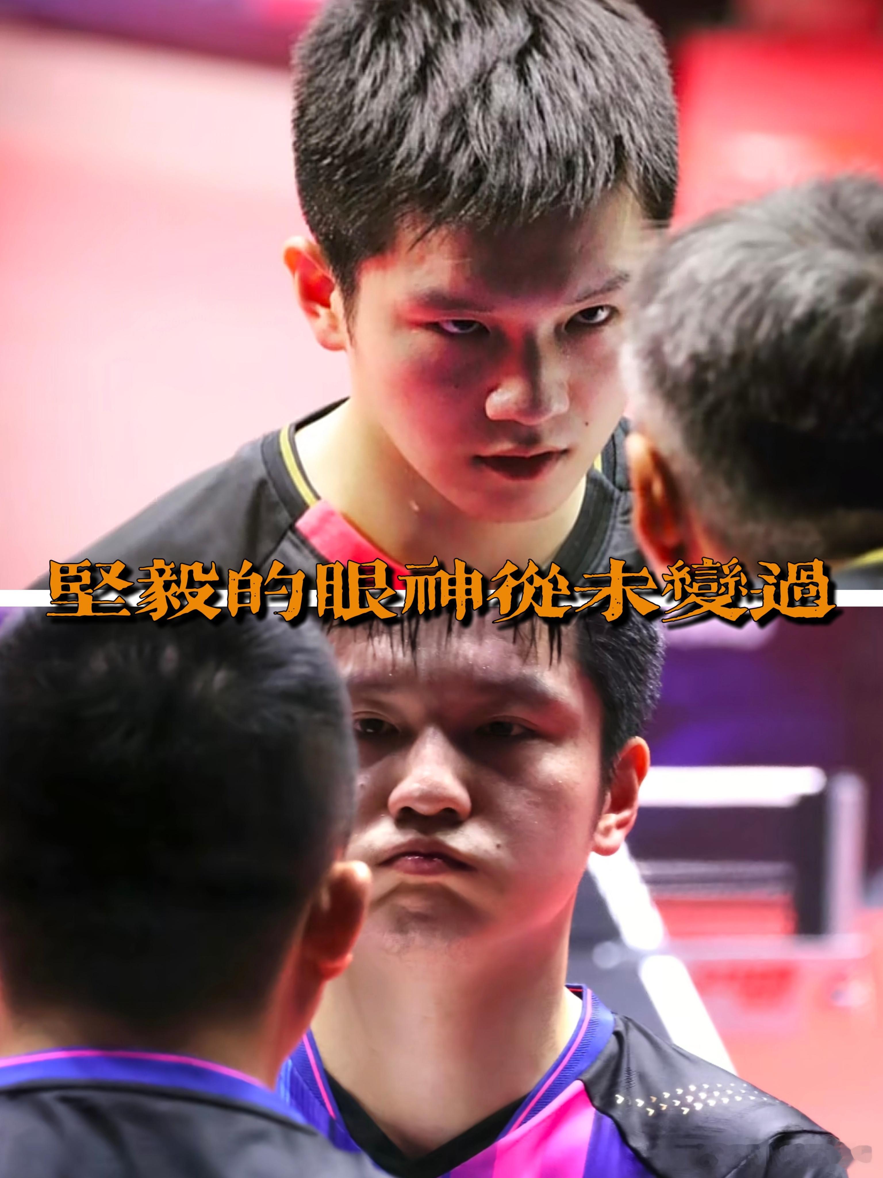 樊振东在赛场上坚毅的眼神从未变过。 ​​​