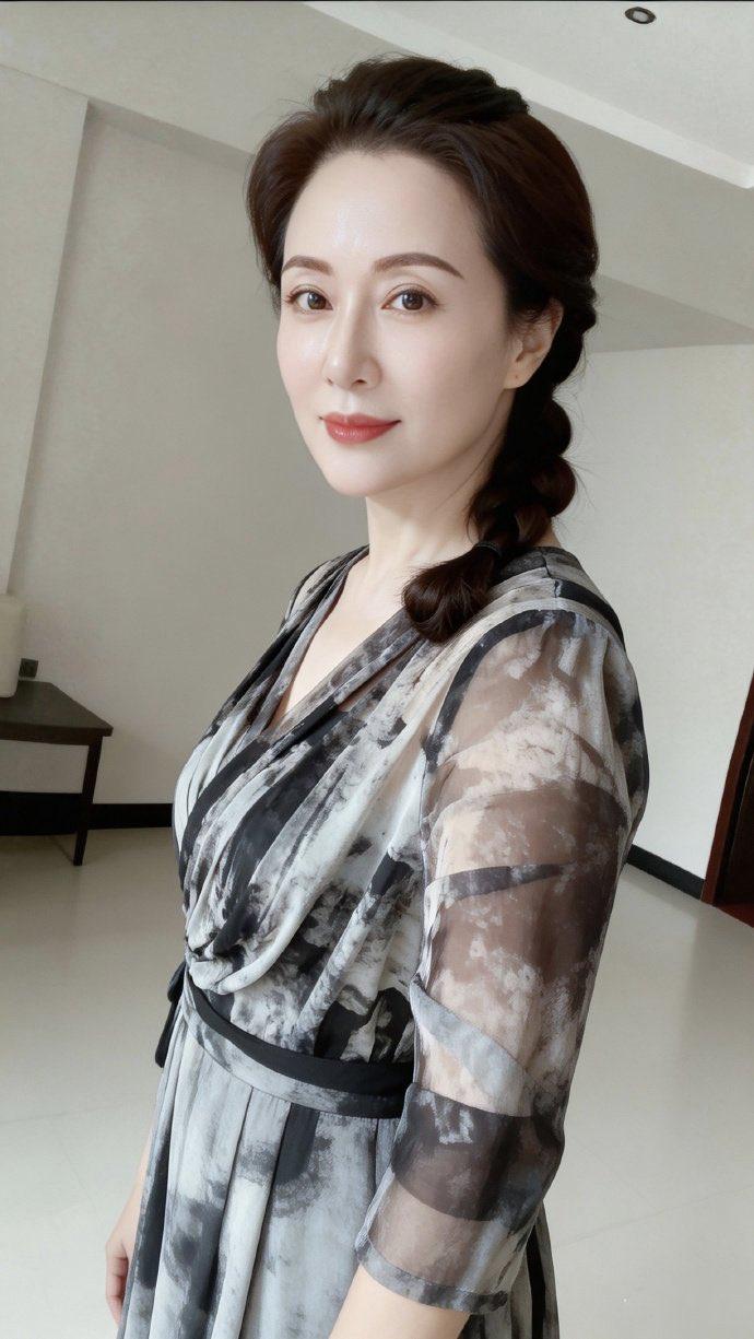 43岁有这状态去演短剧包火的，现在番茄的短视频那种年代剧就需要这种演员。