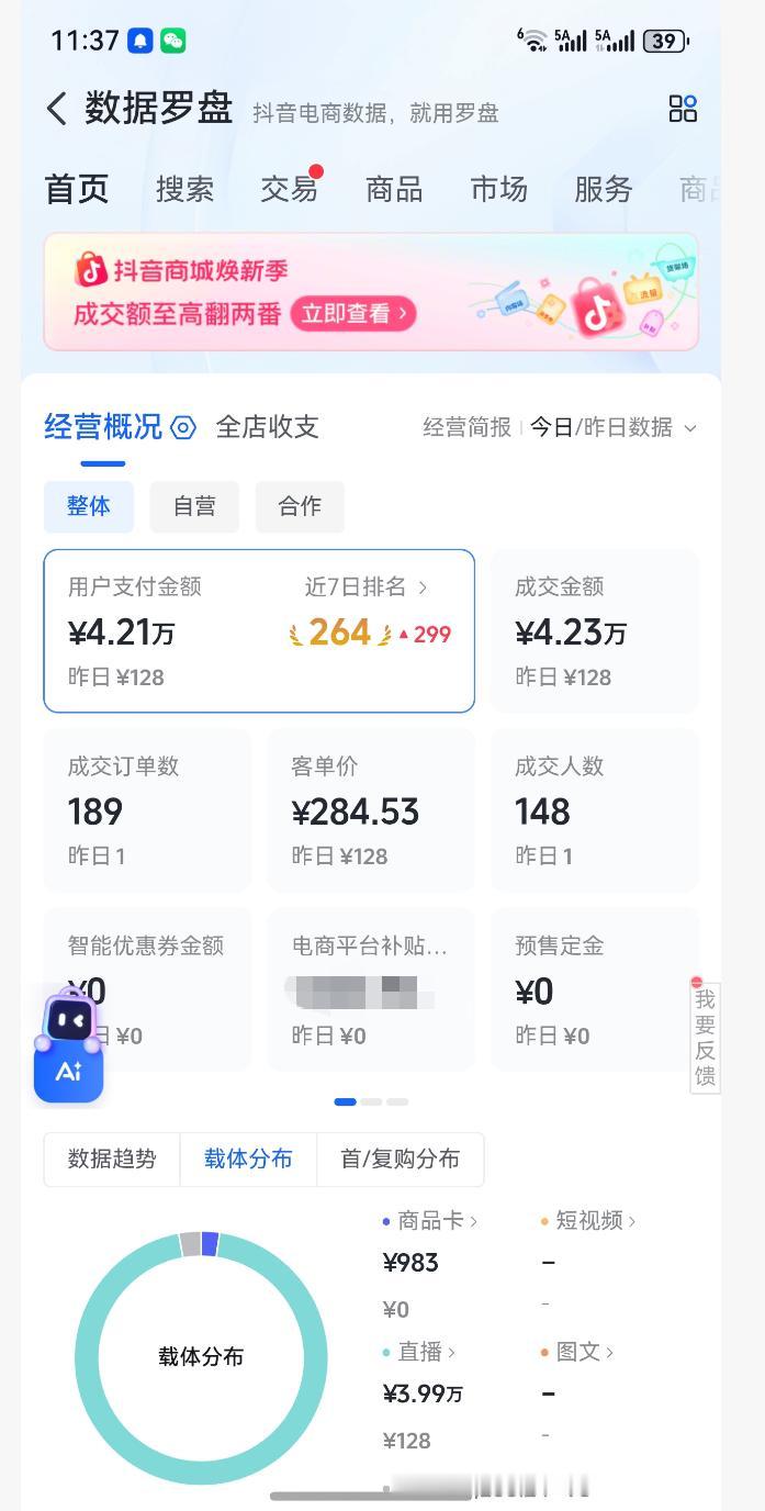 各位领导：
昨天2个小时直播，录得4万营业额，联盟村的跑山鸡昨天正式上架了。
从