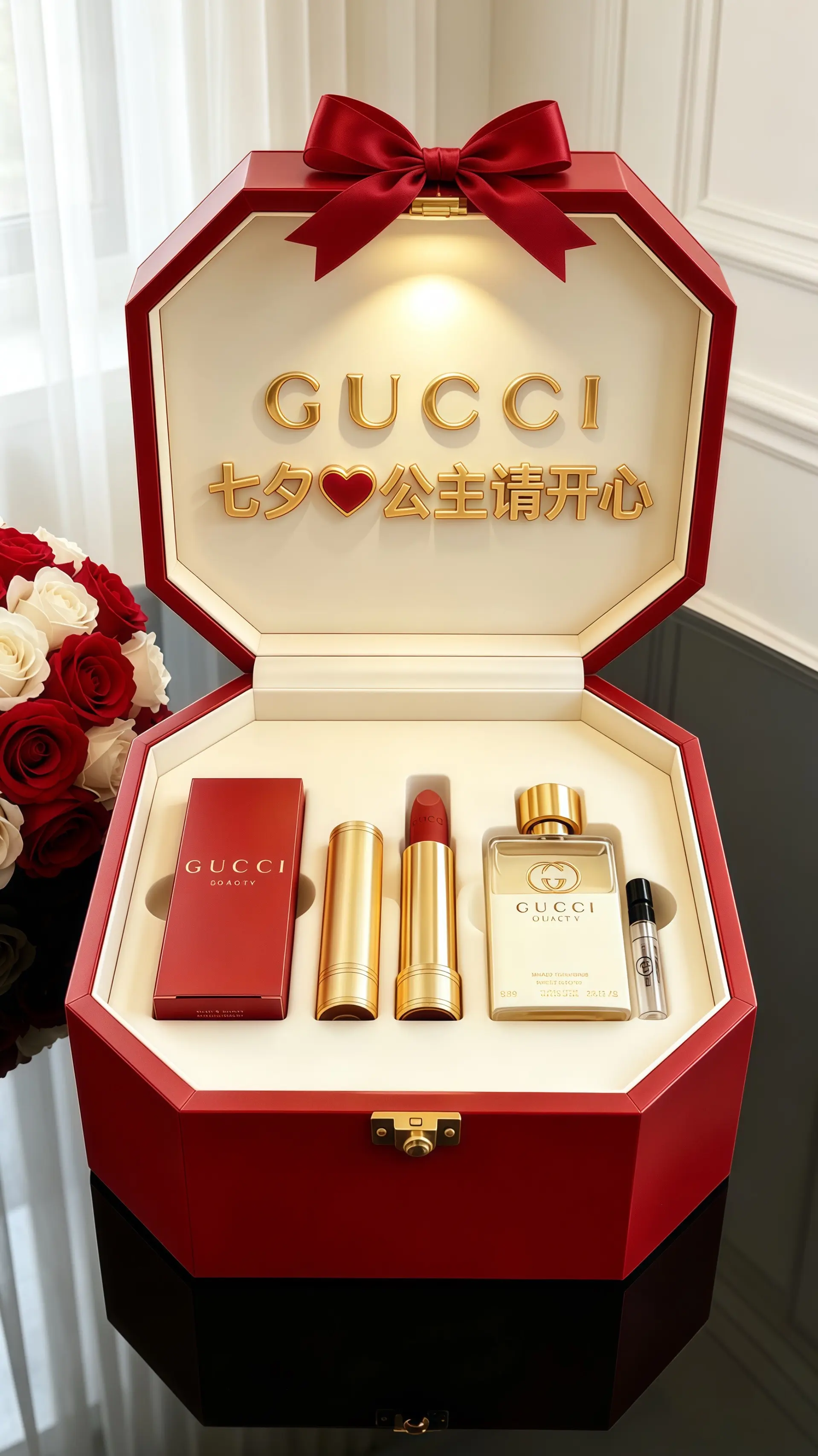 gucci礼盒 女生不能拒绝的礼物 七夕节礼物  女生喜欢收到的礼物 七夕礼物