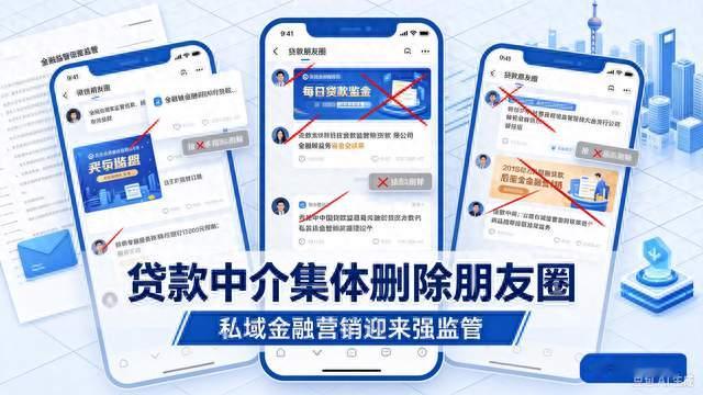 集体删除朋友圈！贷款中介为何纷纷“隐身”？