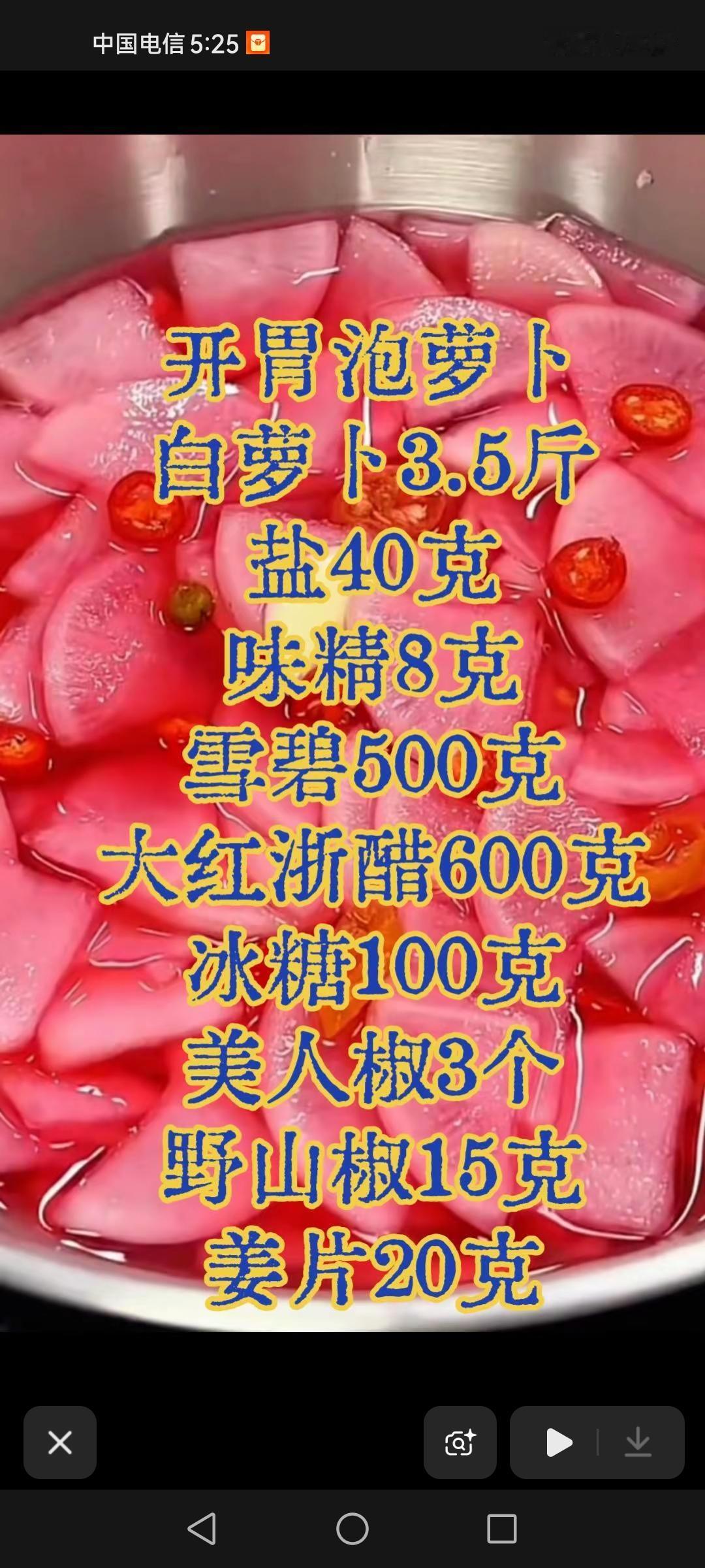 开胃泡萝卜，锡纸花甲粉，炸鸡柳做法，铁板烤鸡架配方