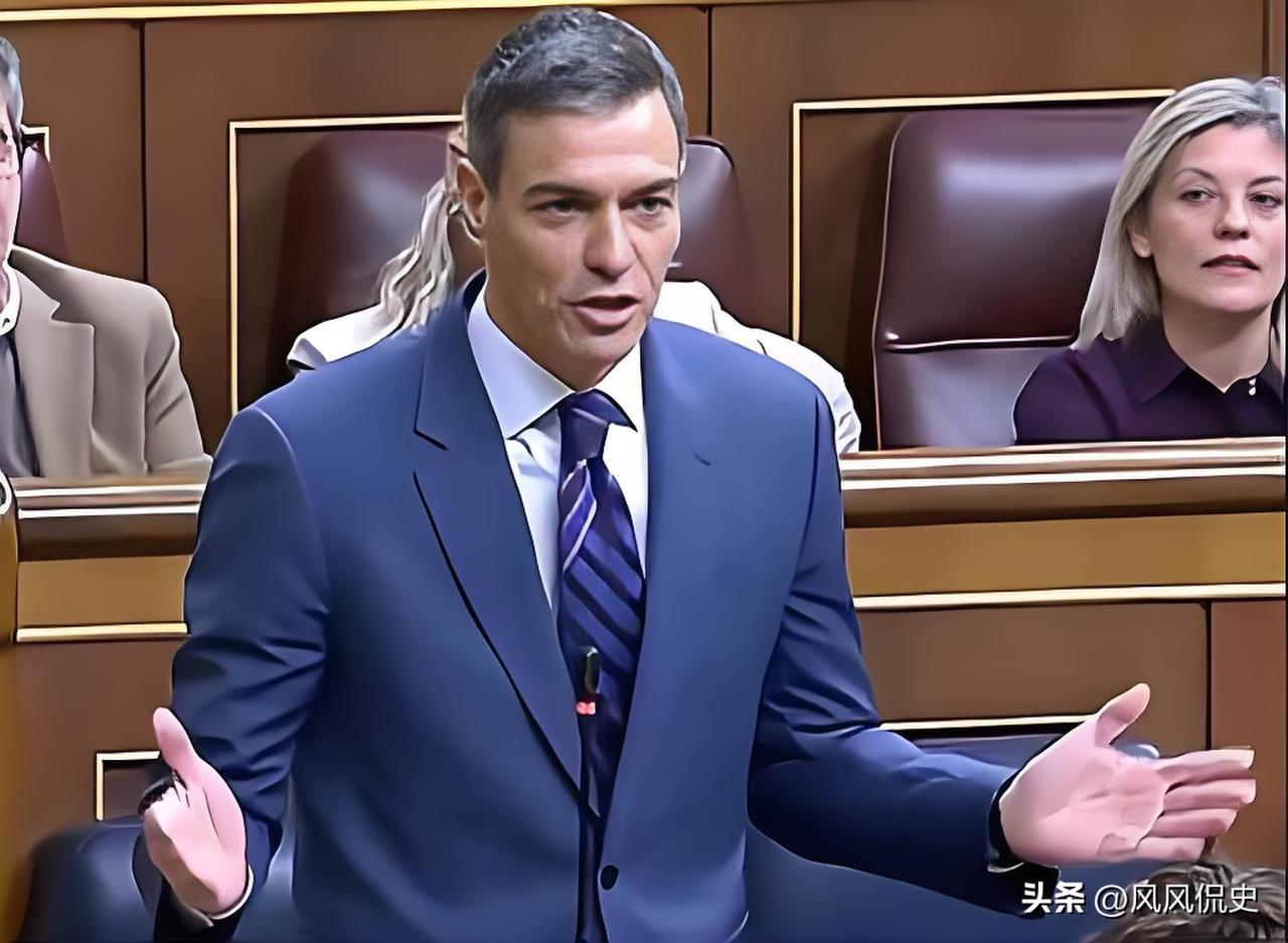 3月19日欧盟春季峰会现场，西班牙首相桑切斯抛开外交客套，当着所有欧盟成员国代表