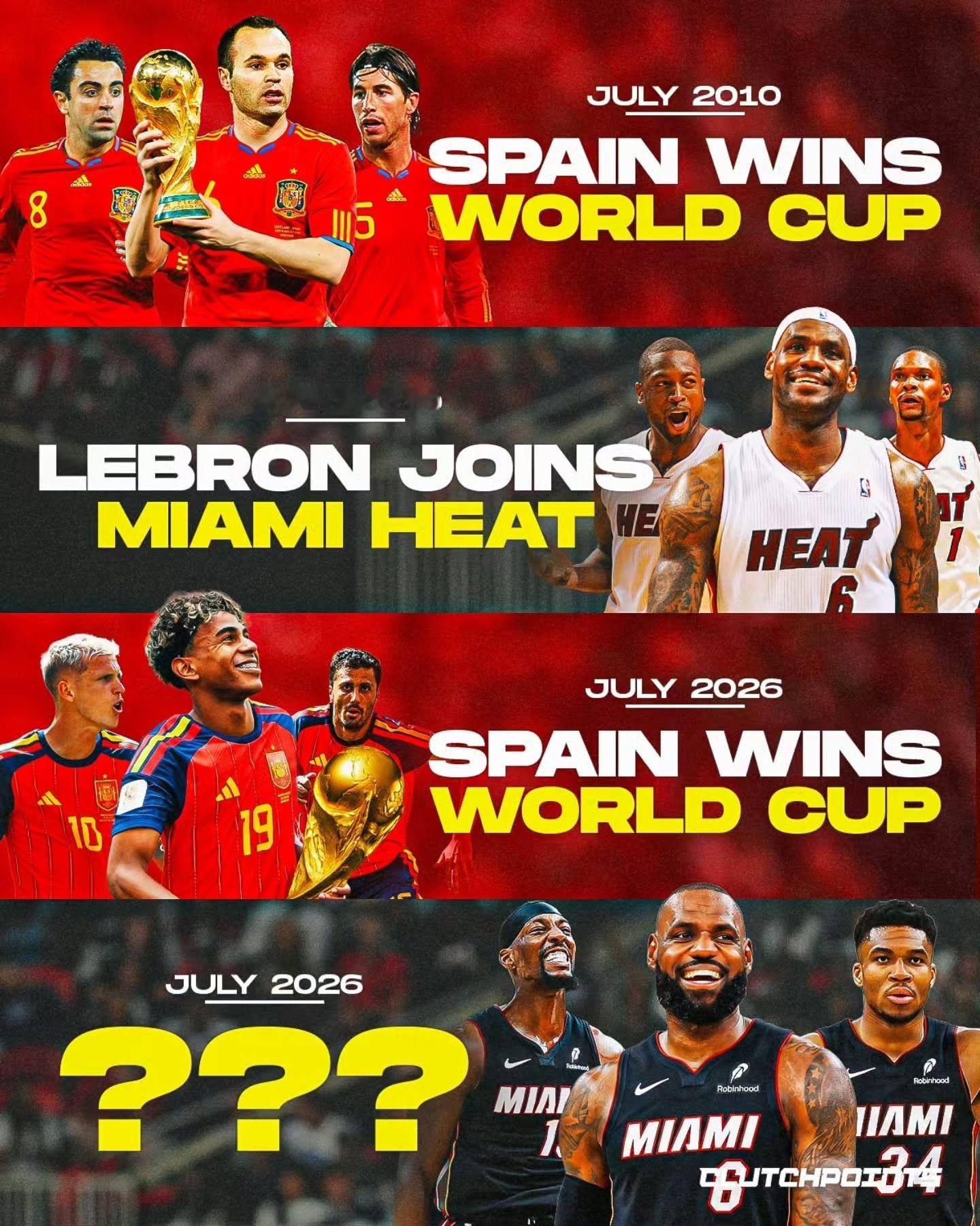 NBA 2010年7月，整个体育界发生了巨变：勒布朗·詹姆斯用一句话让克利夫兰陷