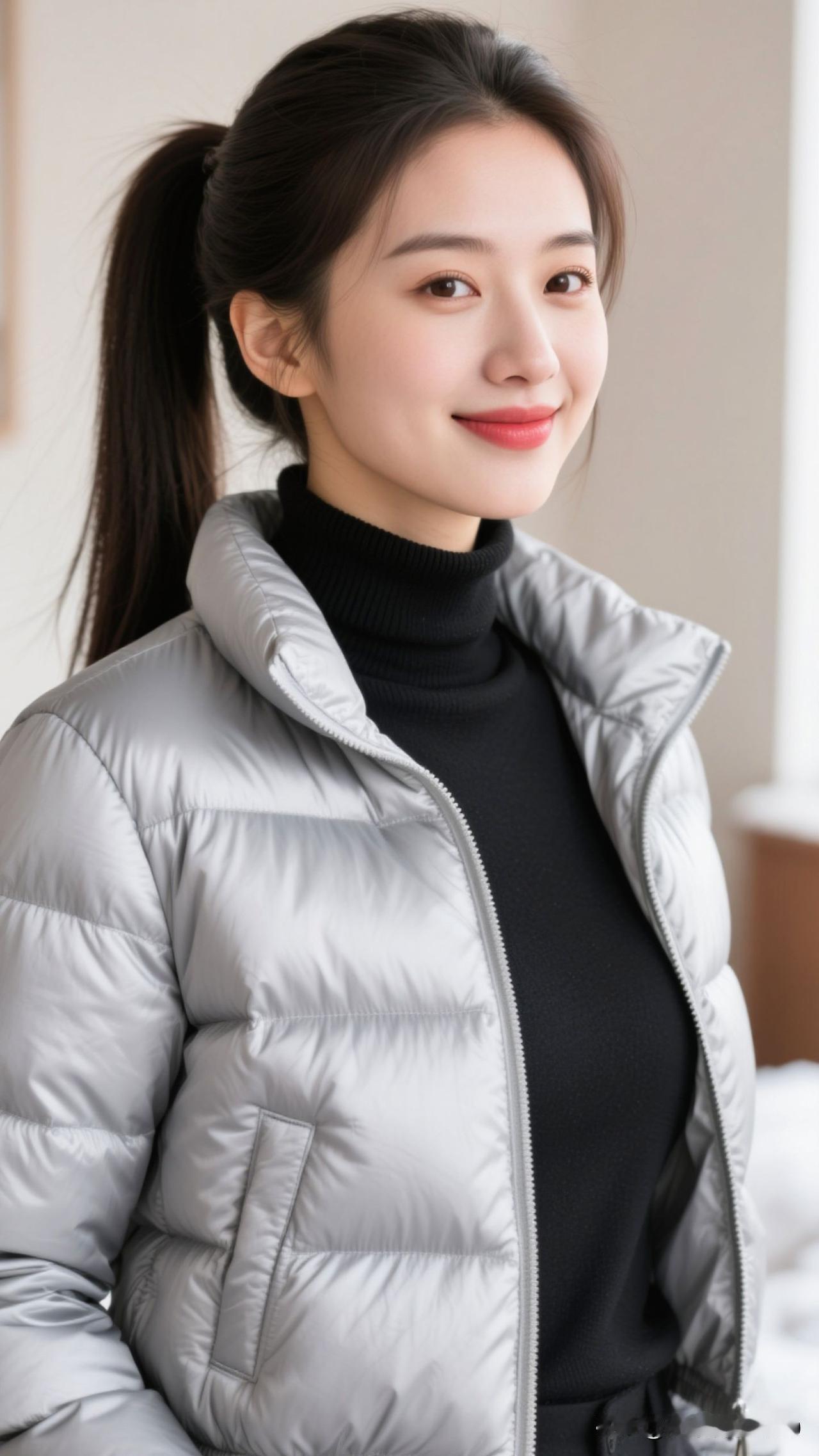 ✨ 把冷调的金属光泽与暖调的绒织进穿搭，风掠过发梢时，整个季节的静谧都漾了出来。