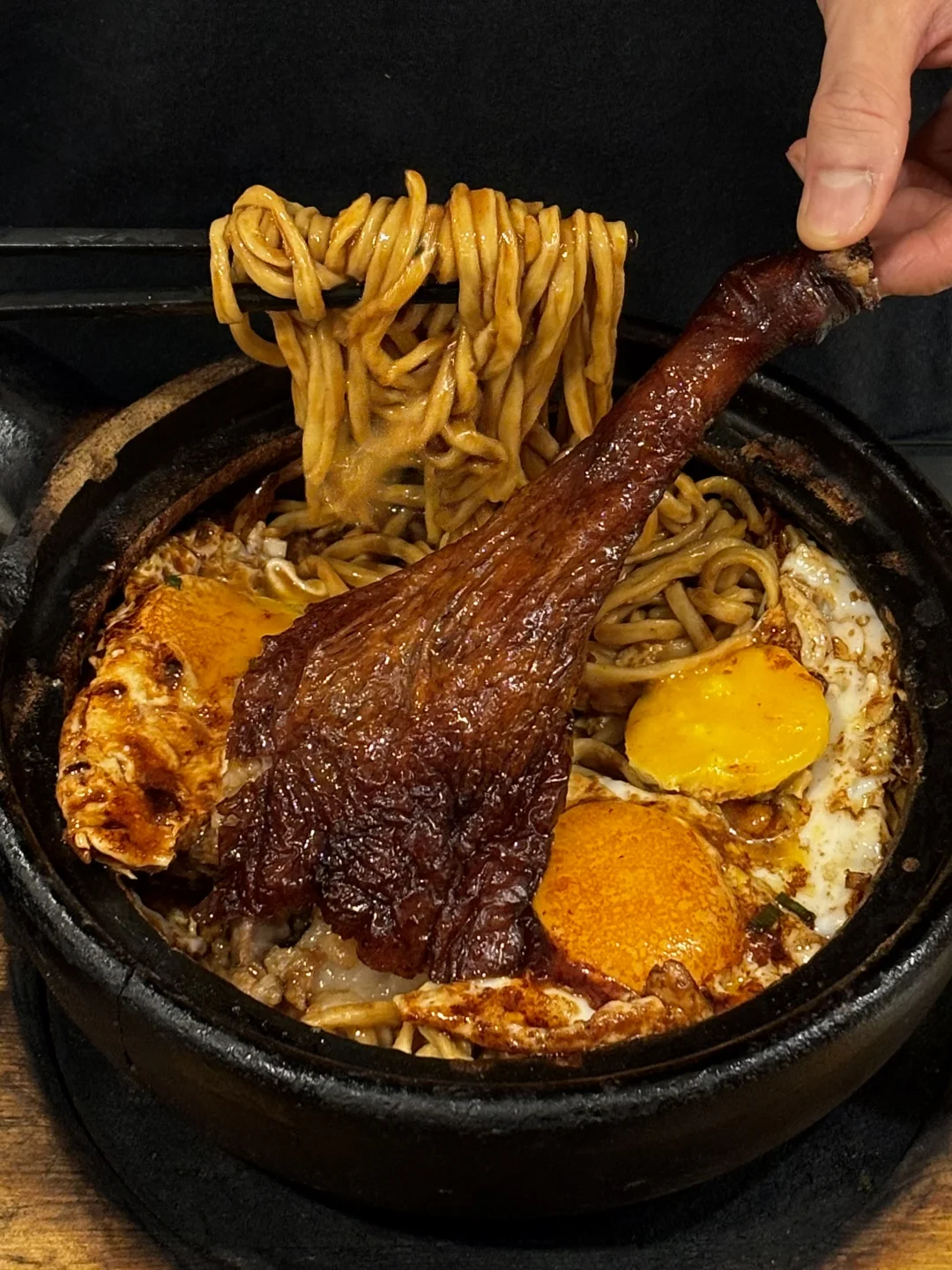 广州很难超越的啫啫烧鹅伊面🔥🍜