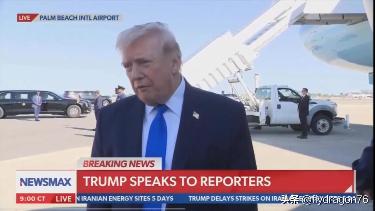 🇺🇸🇮🇷特朗普告诉记者，伊朗已放弃铀浓缩——哪怕是为了和平目的——且不会