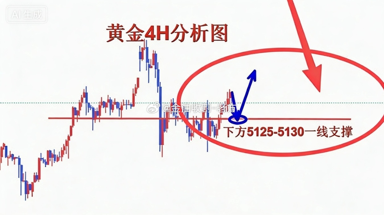 【今日 现货黄金 分析】黄金早间触底反弹，最低触及5125一线，早盘虽然触及此位