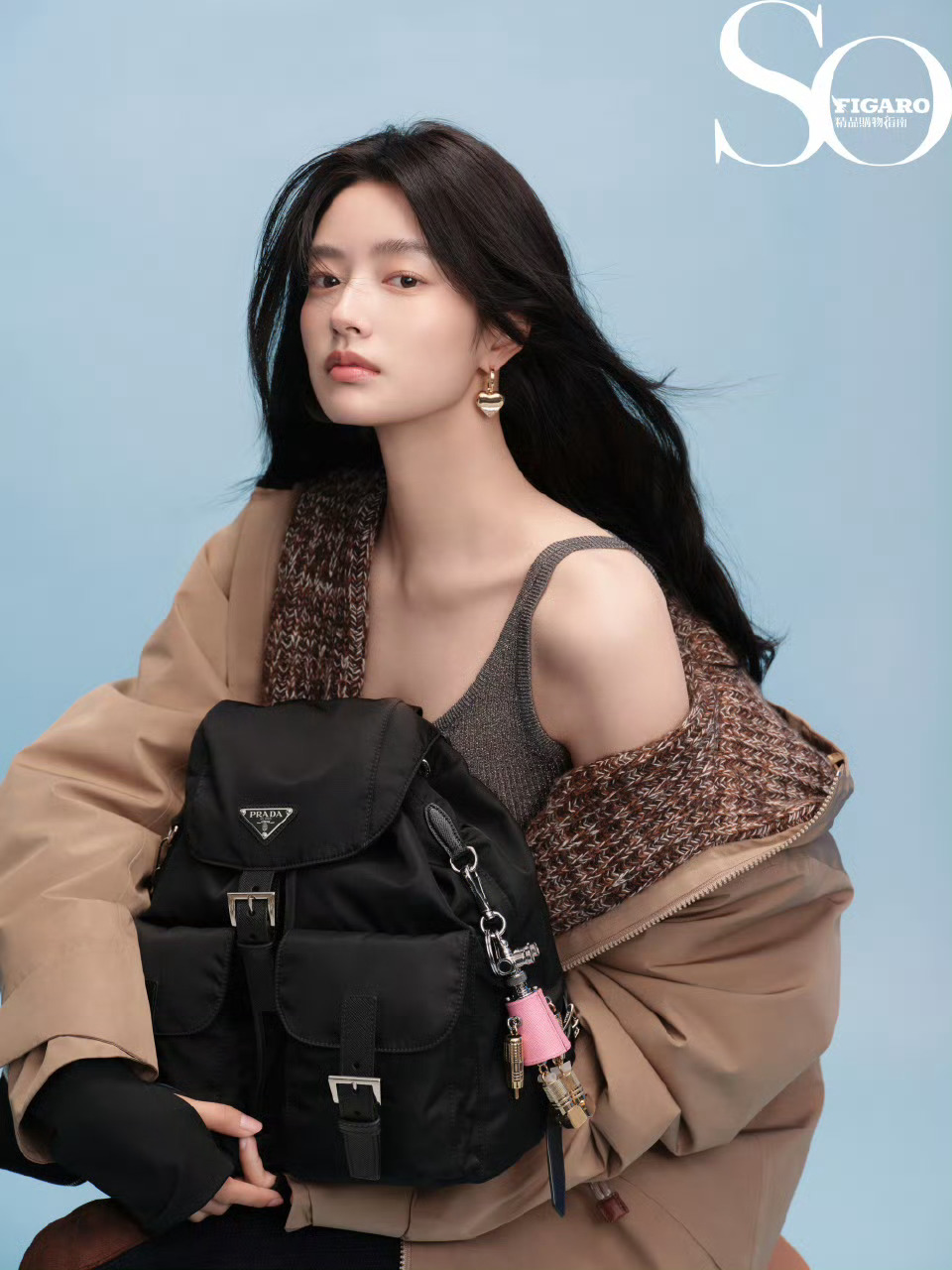 SoFigaro徐若晗封面徐若晗一路斑斓大片造型 / Benny 摄影 / 黄楚