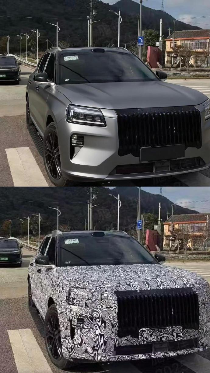 极氪即将亮相的9S看预告，定位是运动SUV，基于浩瀚-S混动架构，据说搭载三电机