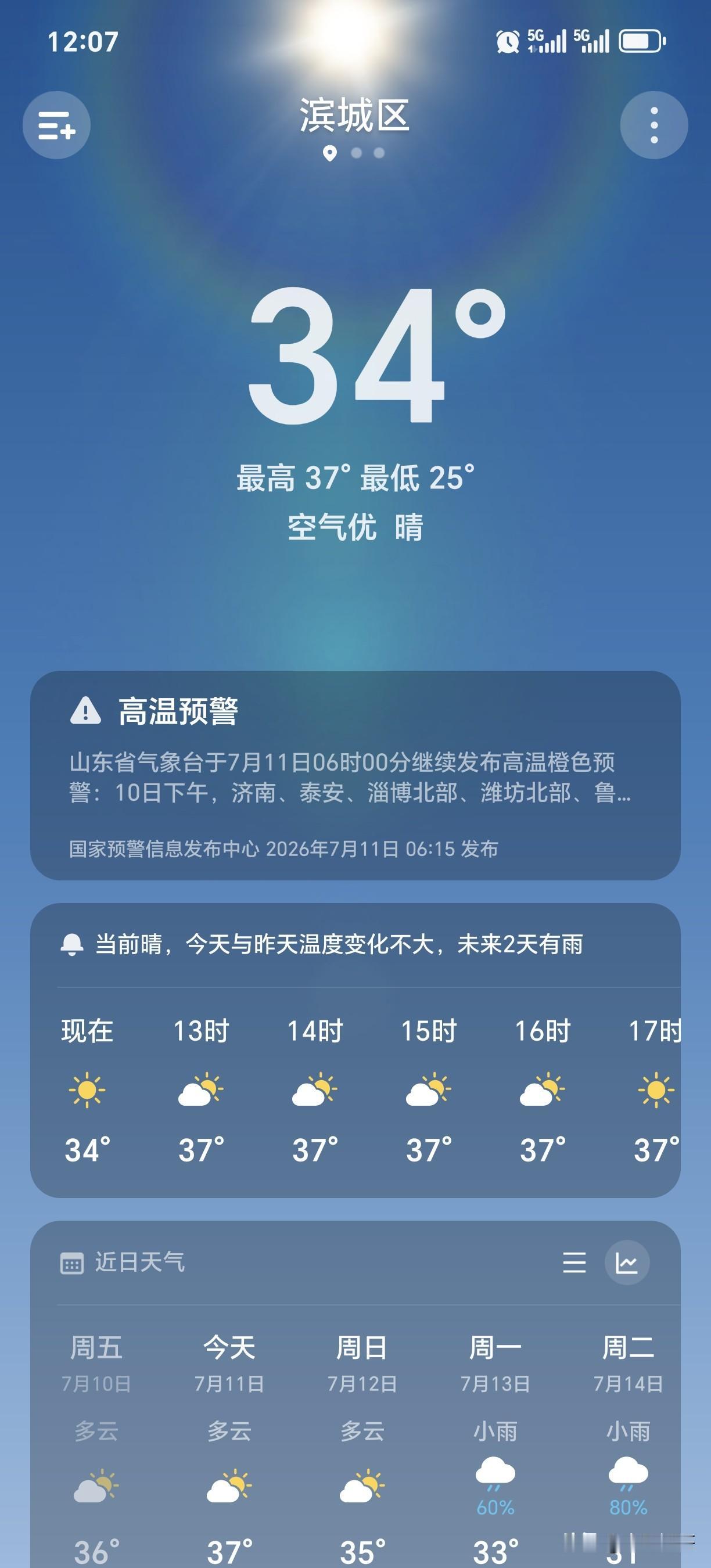 气温一路飙高,你被热到了吗?这还用说了？肯定被热到了！今天预报37度，室外加上太