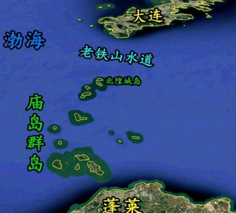 毛主席真是高明，不服不行！原来今天的渤海能完全属于中国，没有一艘外船胆敢驶入，完