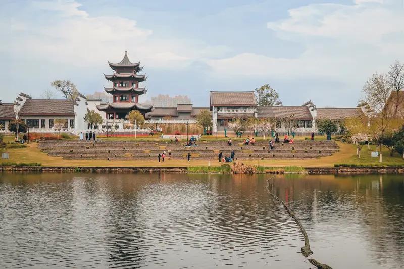 当然能分享！之前午后我在码头潭公园沿着小溪缓行，顺手就拍了几张秋景树叶的照片。深